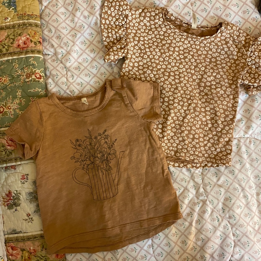 2 Rylee + Cru Shirts 12-18 months